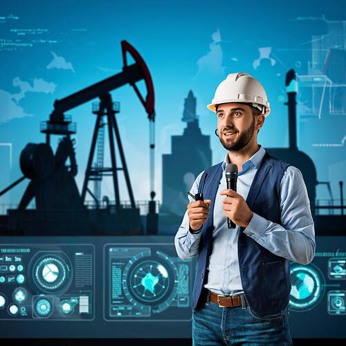 Гига чат упорно делает инженера-нефтяника в каске