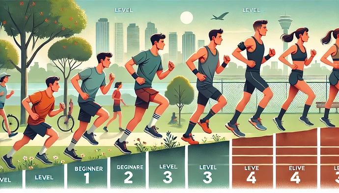 Системные уровни мастерства в беге